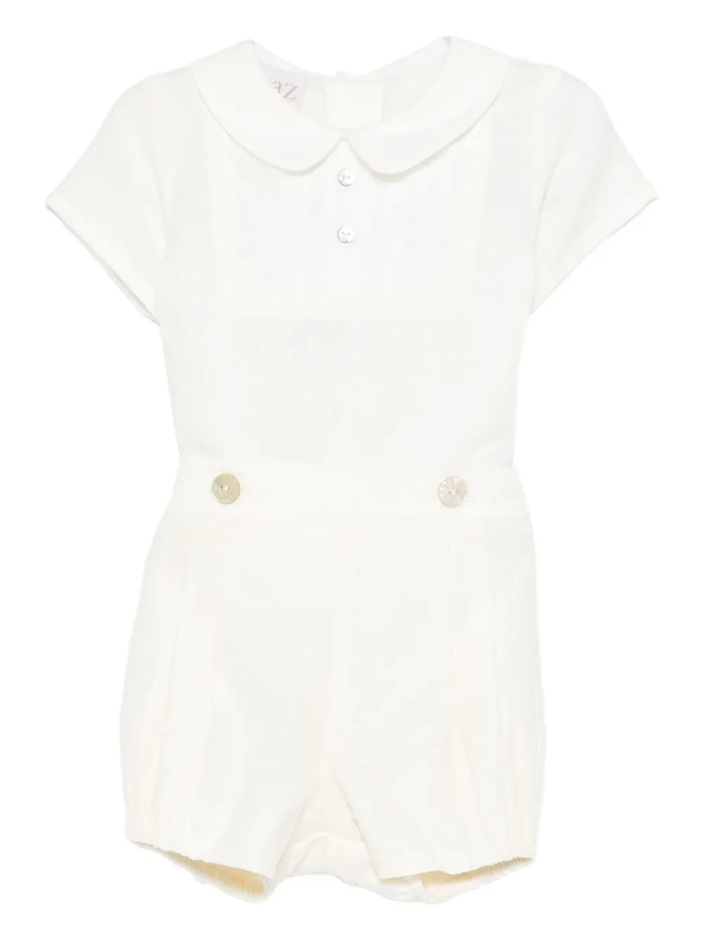 Paz Rodriguez blusa con cuello Peter Pan | blanco | Image 1