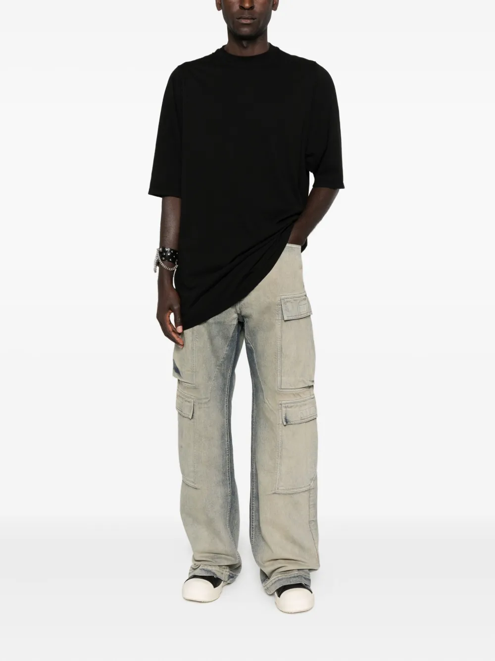 Rick Owens DRKSHDW cargo pocket jeans - Blauw