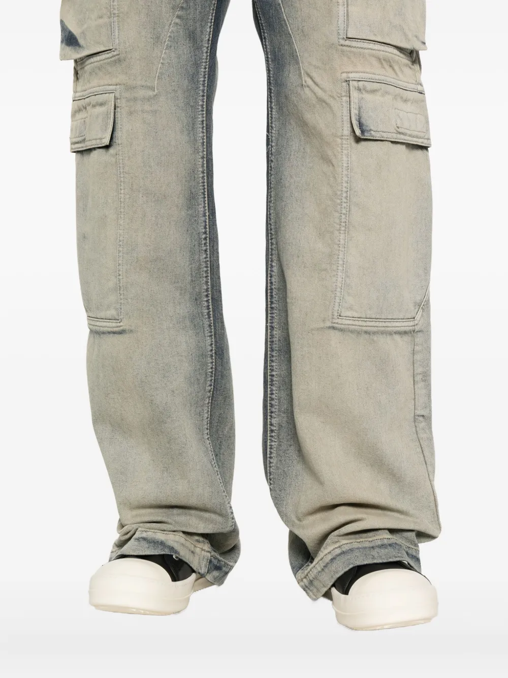 Rick Owens DRKSHDW カーゴポケット ジーンズ | ブルー