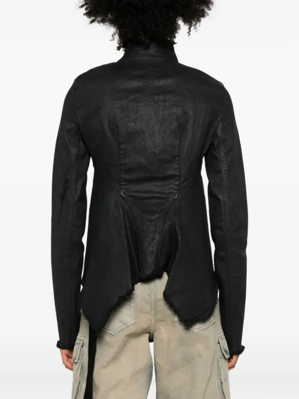 ジャケット・アウター rick owens 23FW arice jaket Rick Owens DRKSHDW asymmetrical-zip Jacket | Black | FARFETCH PL