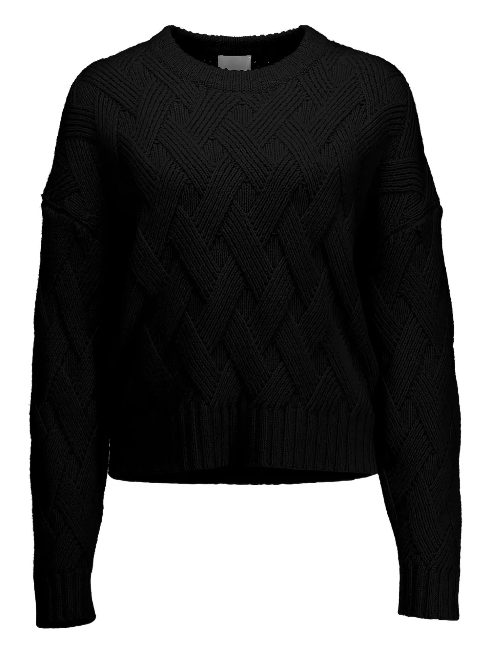 Allude cable-knit knit | Black | Image 1