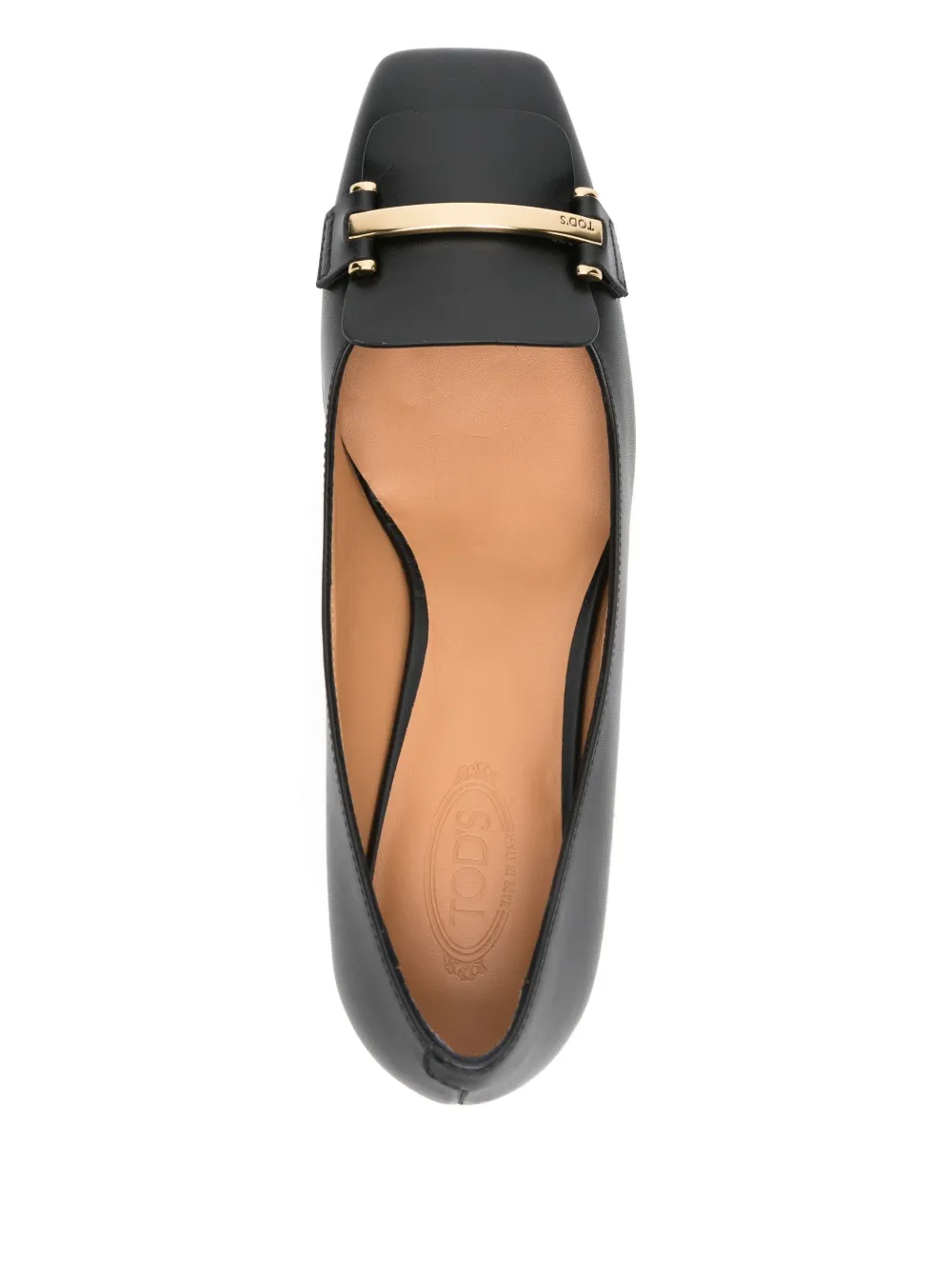 Tod's 55 mm leren pumps Zwart