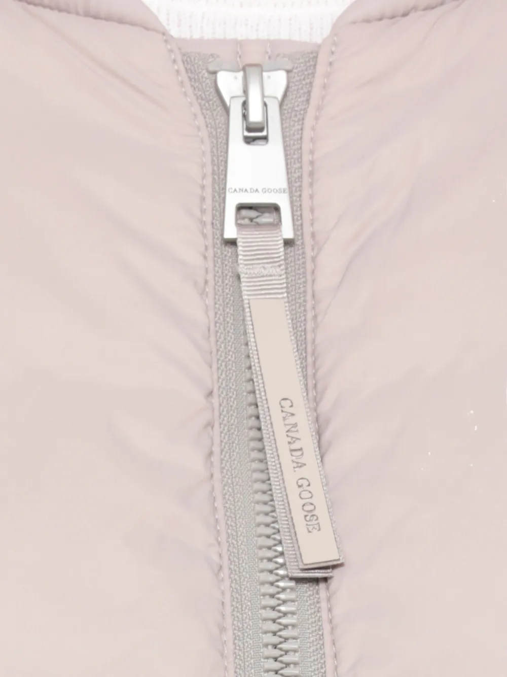 Canada Goose Zip-up Puffer Jacket In Neutral