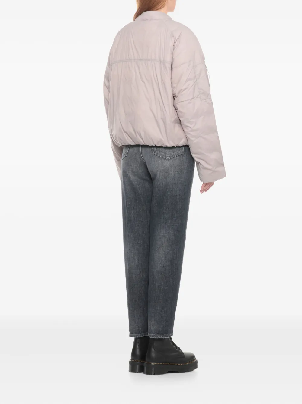 Canada Goose Zip-up Puffer Jacket In Neutral