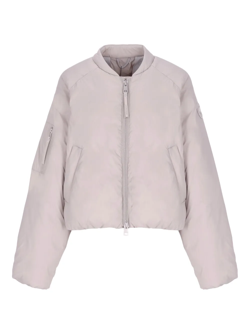 Canada Goose Zip-up Puffer Jacket In Neutral