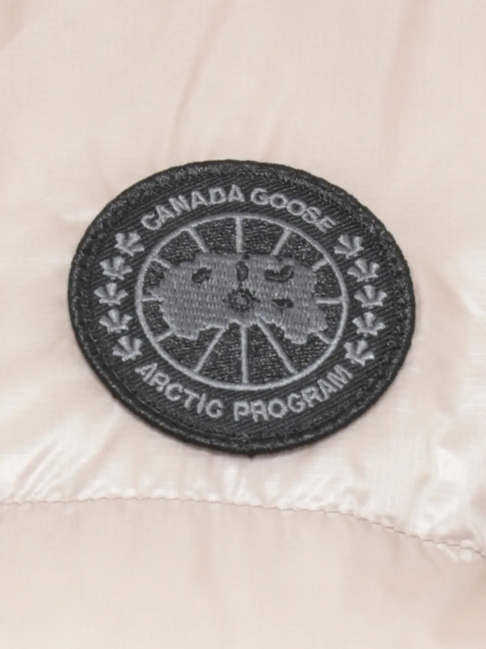 Canada Goose Bodywarmer met logopatch en rits Beige
