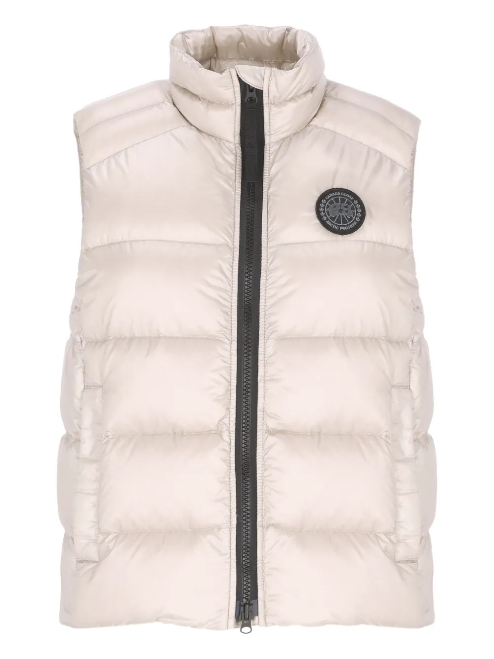 Canada Goose Bodywarmer met logopatch en rits Beige