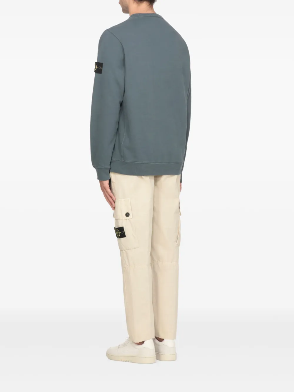 Stone Island Trui met Compass-logopatroon Blauw