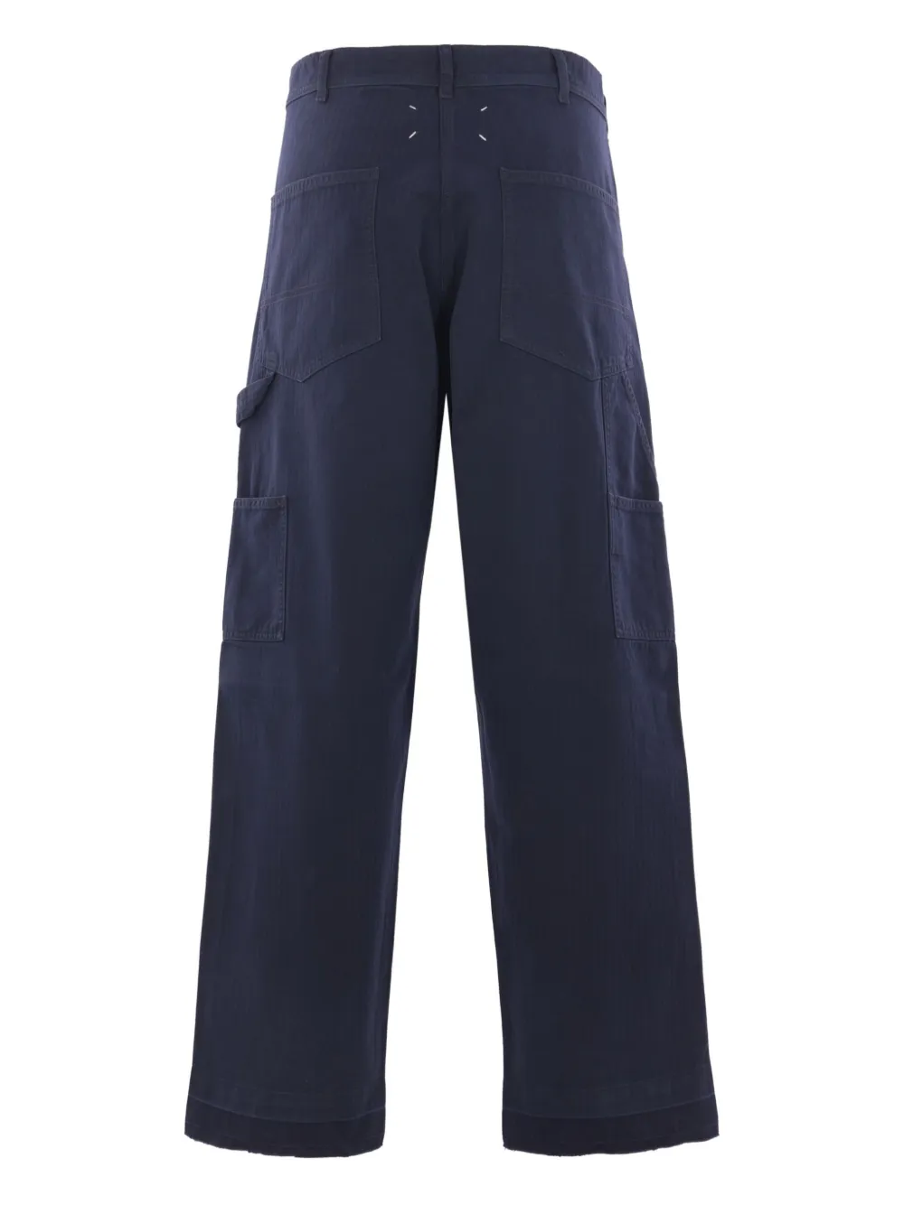 Maison Margiela Jeans met visgraatpatroon - Blauw