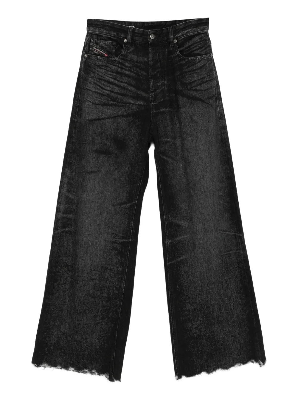 Diesel frayed-hem jeans | Black | Image 1