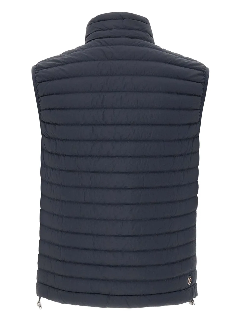 Colmar quilted logo vest Blauw