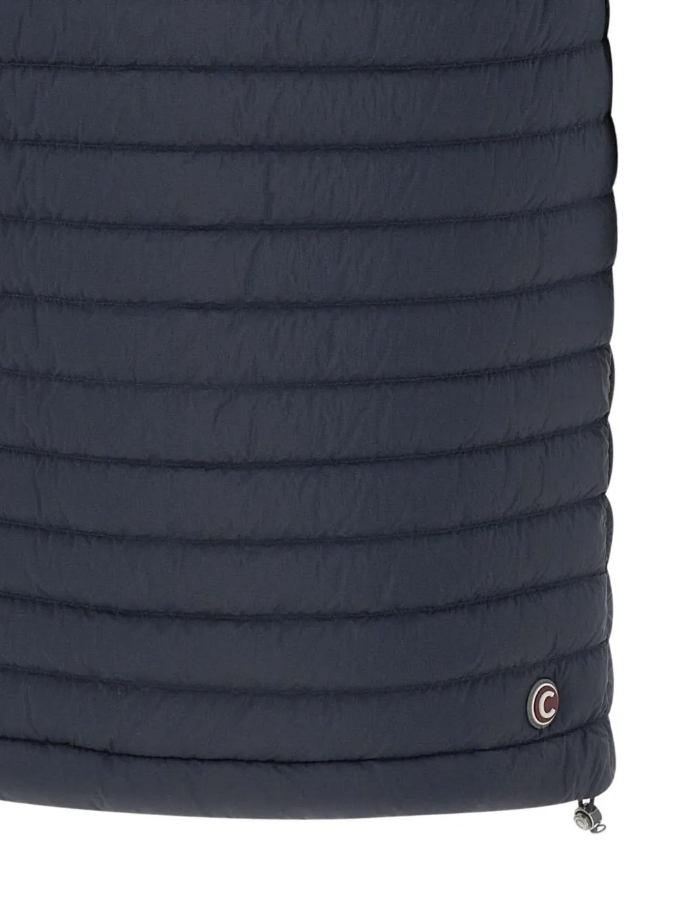Colmar quilted logo vest Blauw