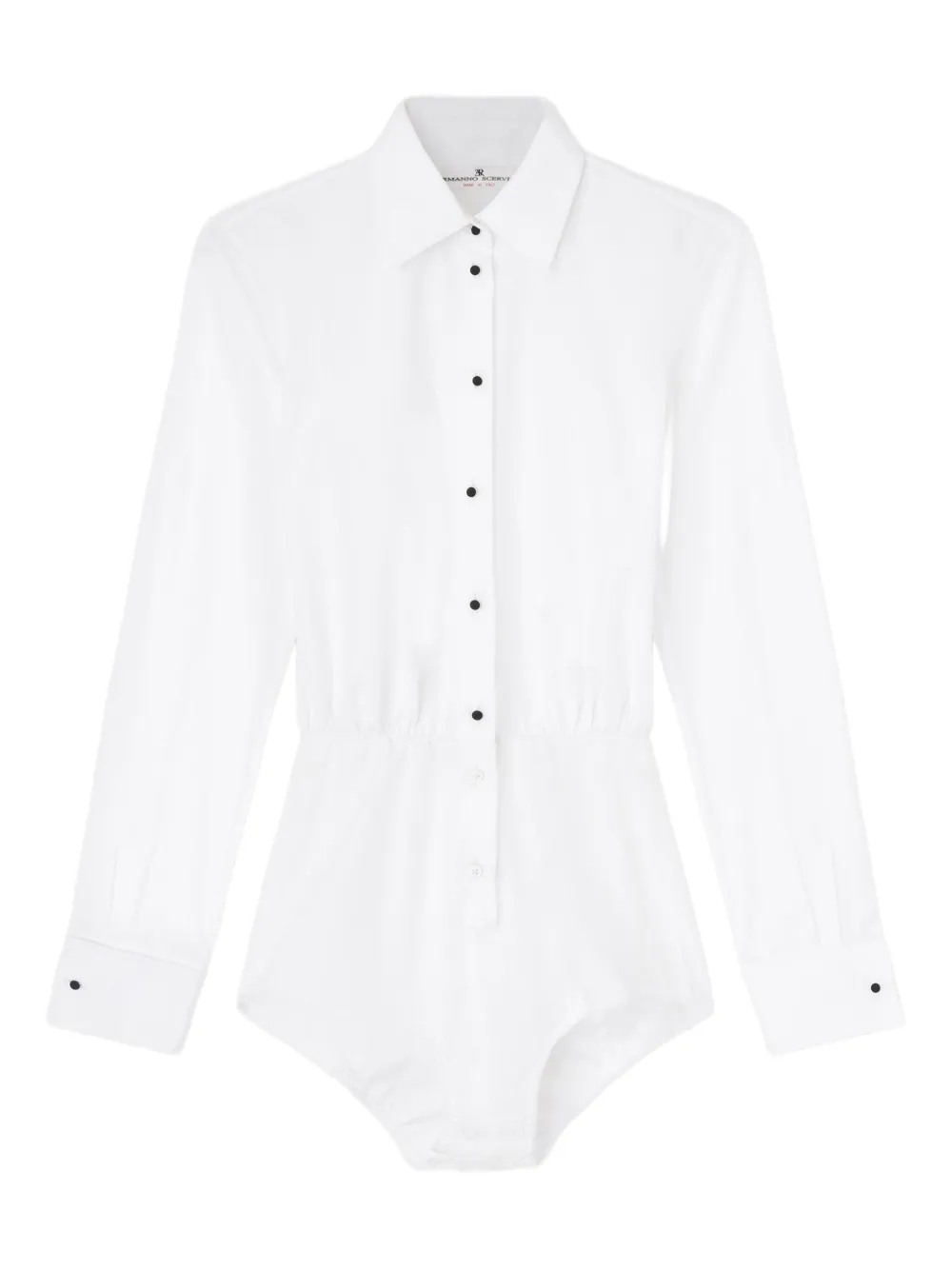 Ermanno Scervino Button Bodysuit In White