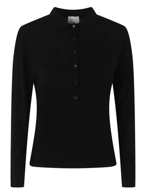 Allude buttoned polo shirt