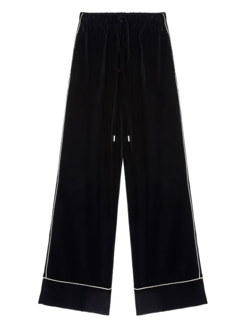 Ermanno Scervino drawstring piped trousers