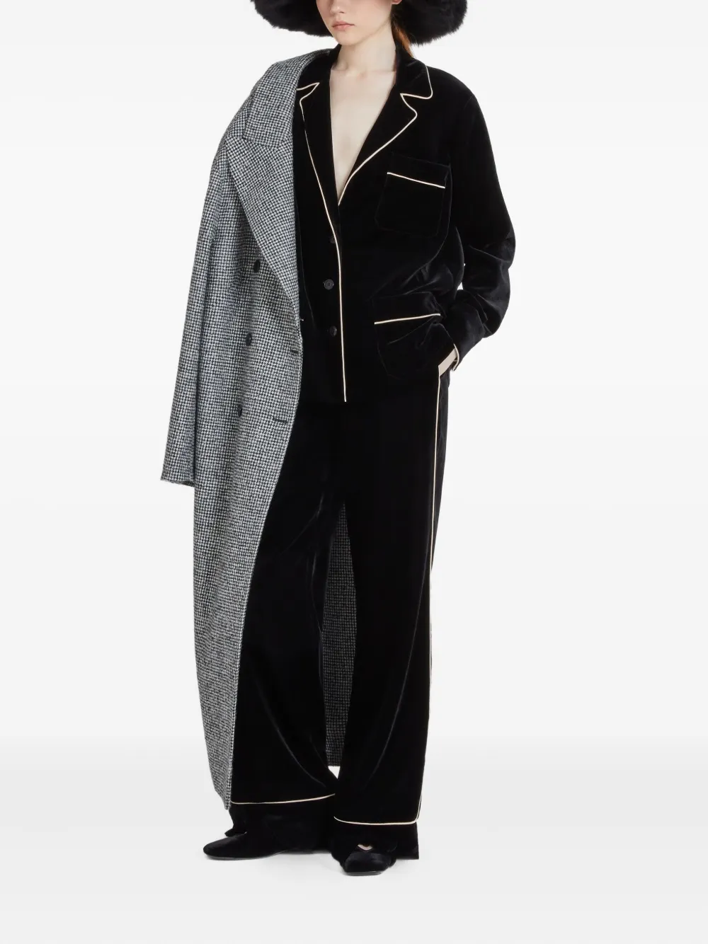 Ermanno Scervino drawstring piped trousers - Zwart