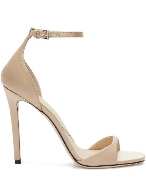 Ermanno Scervino 105mm satin sandals