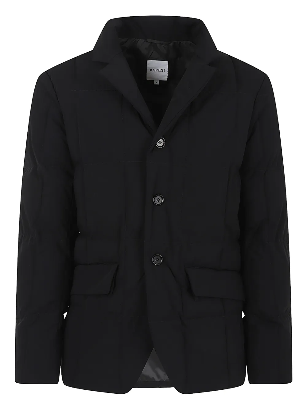 Aspesi Buttoned Pocket Jacket In Black