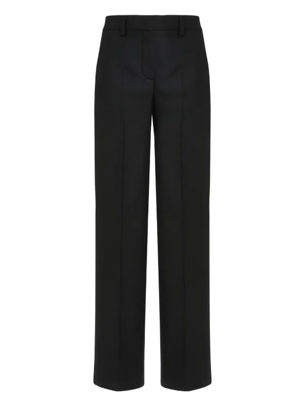 Incotex Belt Loops-detail Trousers in Black