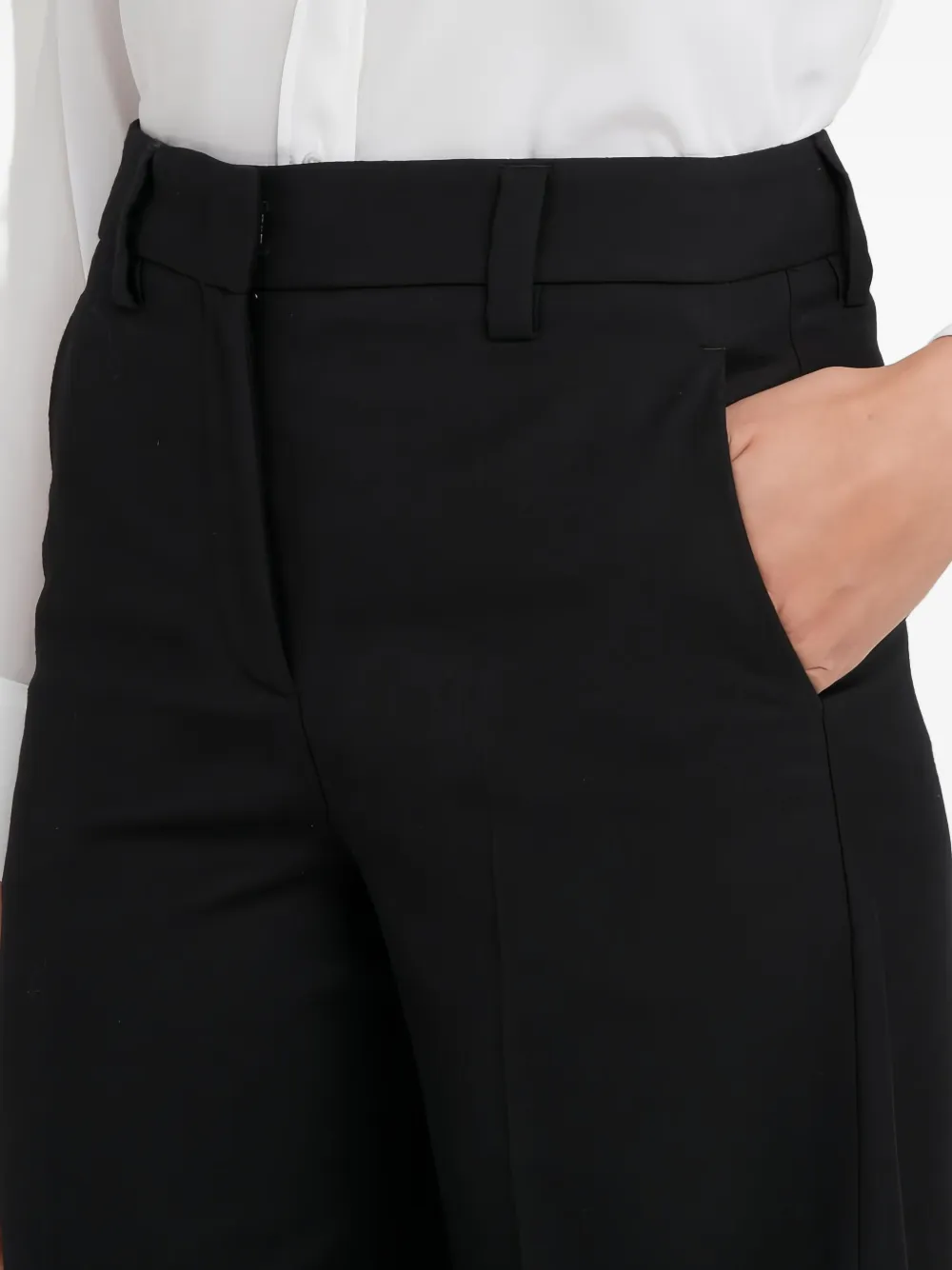 Incotex Belt Loops-detail Trousers In Black