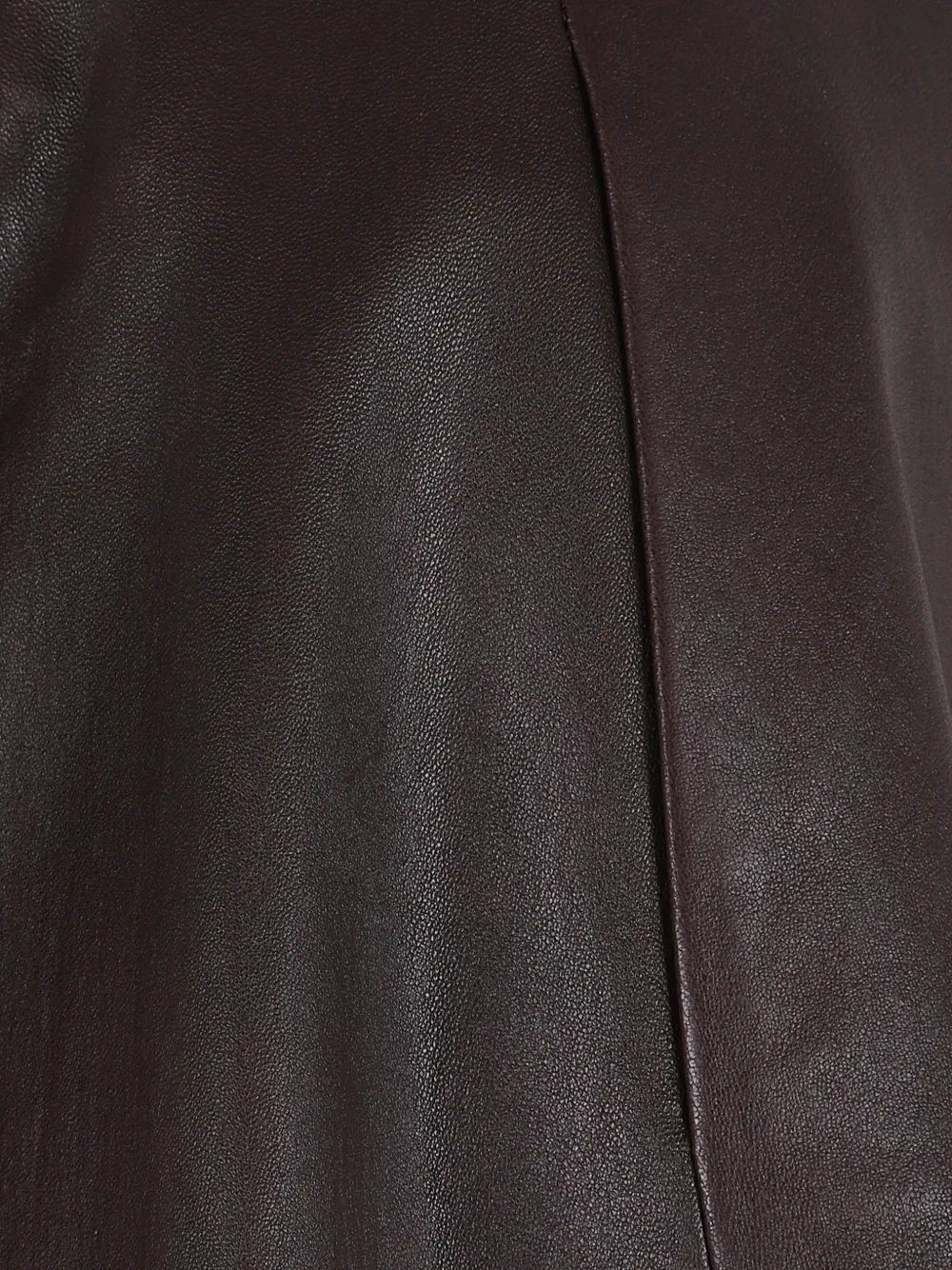 pleated leather skirt