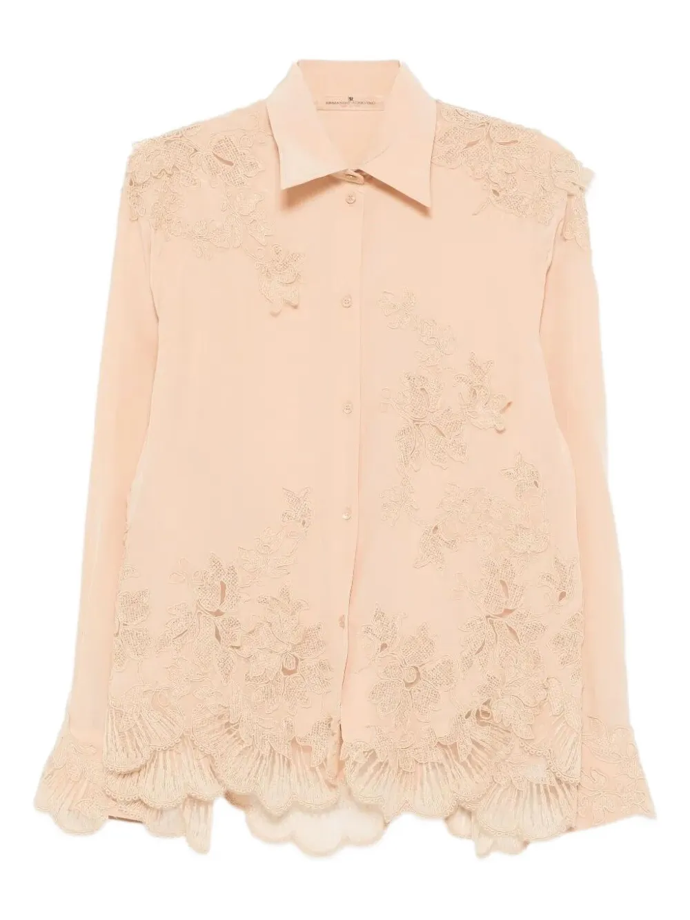 Ermanno Scervino camisa con encaje floral | neutro | Image 1