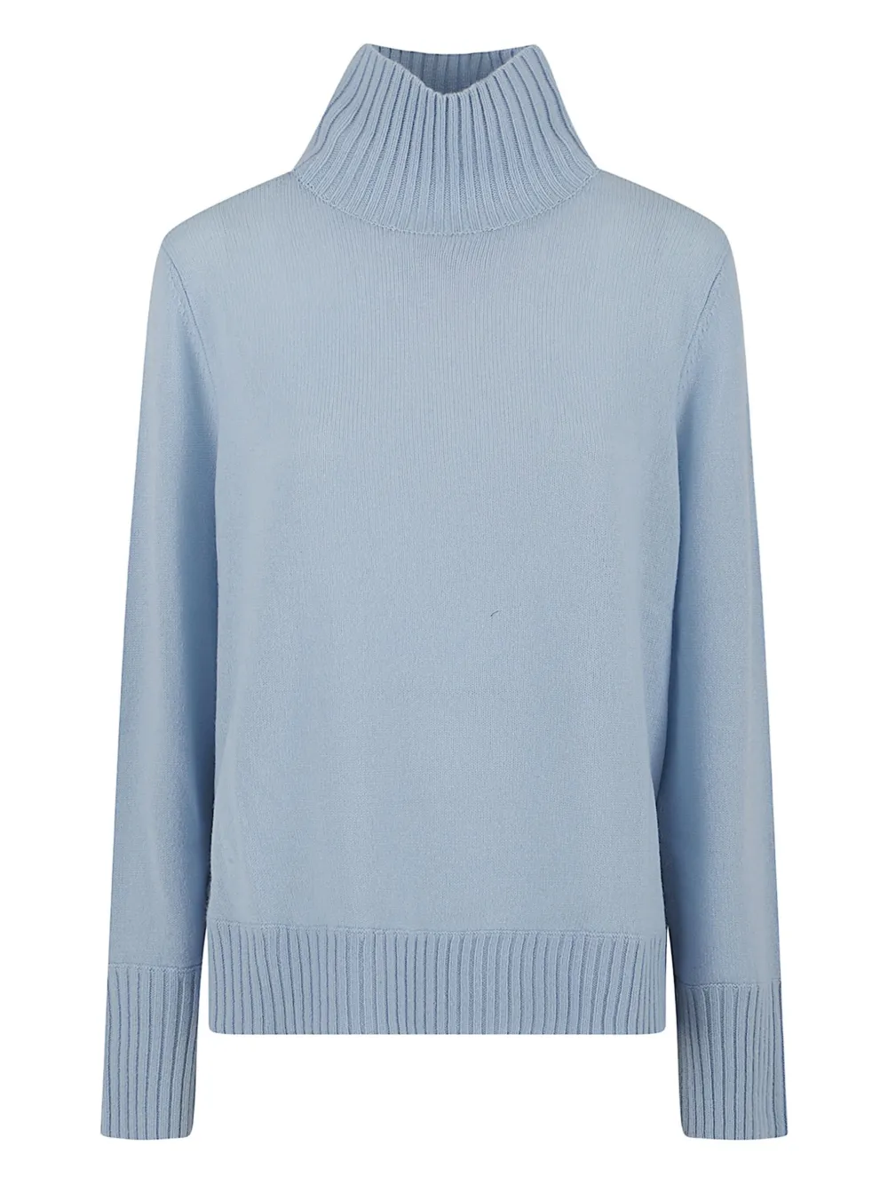 Allude roll-neck ribbed knitwear - Blau