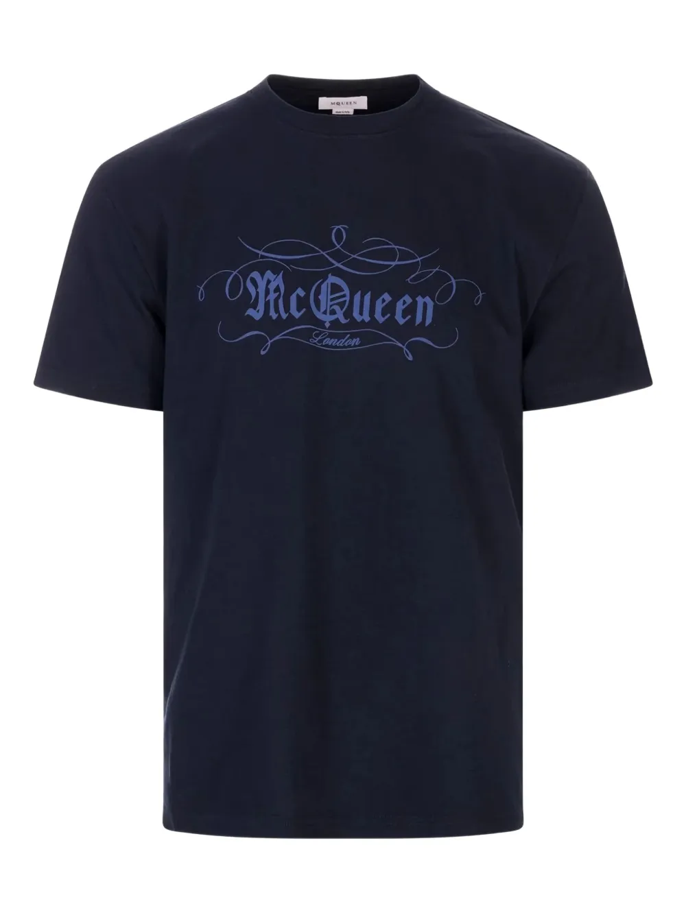 Alexander McQueen playera con logo estampado | azul | Image 1