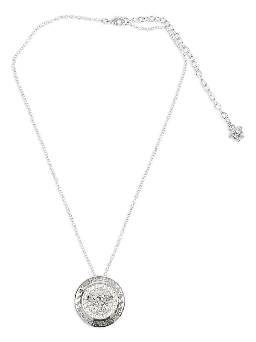 Versace Medusa-pendant necklace - Argento