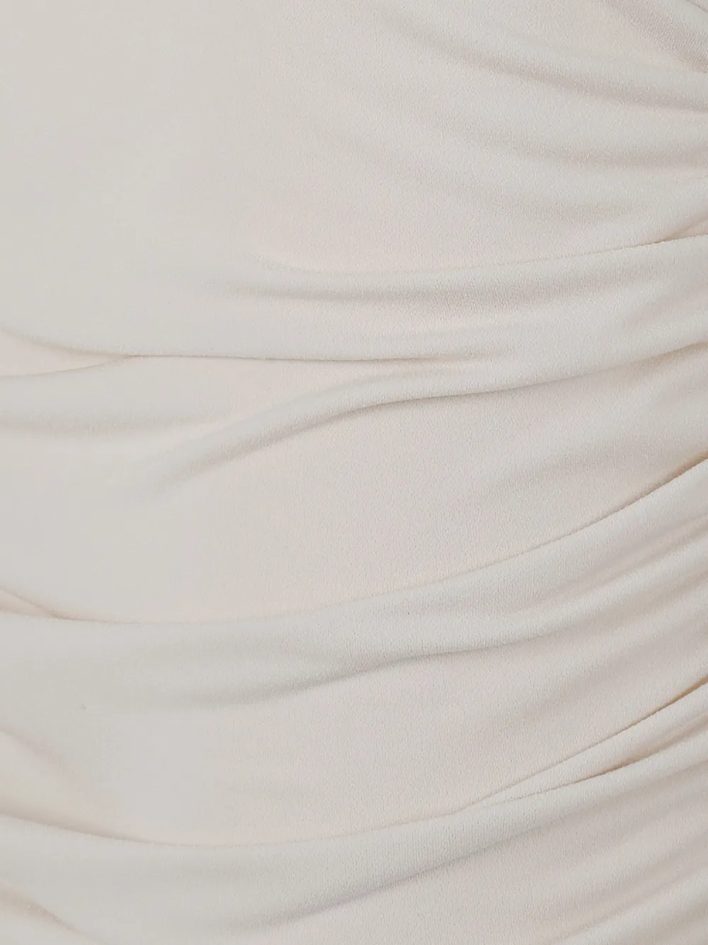 The Andamane Halterneck Ruched Dress In Multi