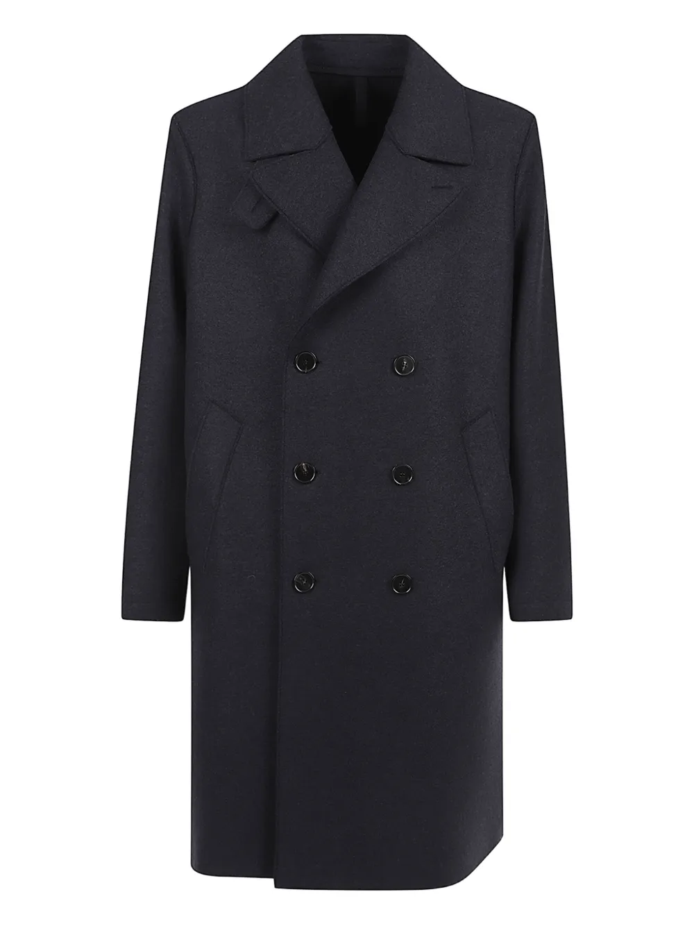 Harris Wharf London buttoned double-breasted coat | Blue | Image 1