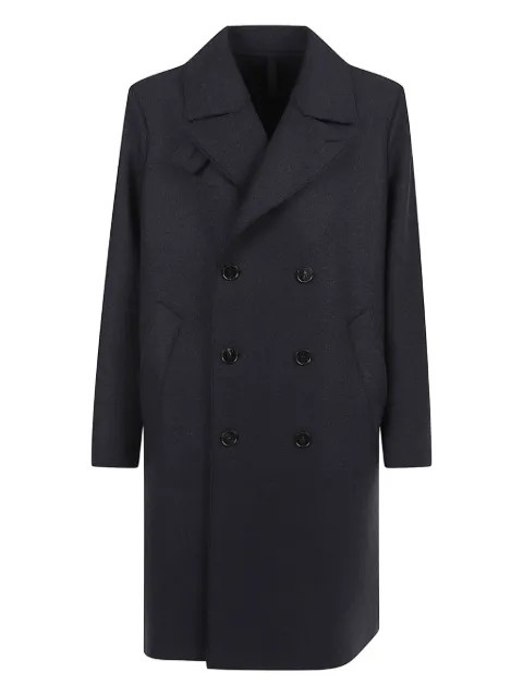 Harris Wharf London buttoned double-breasted coat