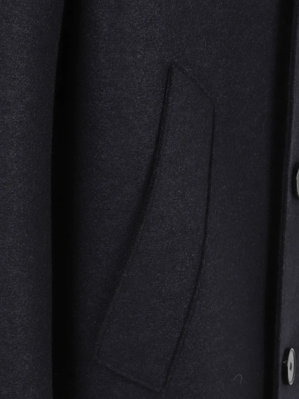 Harris Wharf London buttoned double-breasted coat Blauw