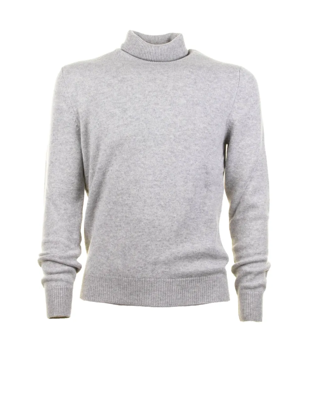 Malo Cashmere Turtleneck Sweater In Gray