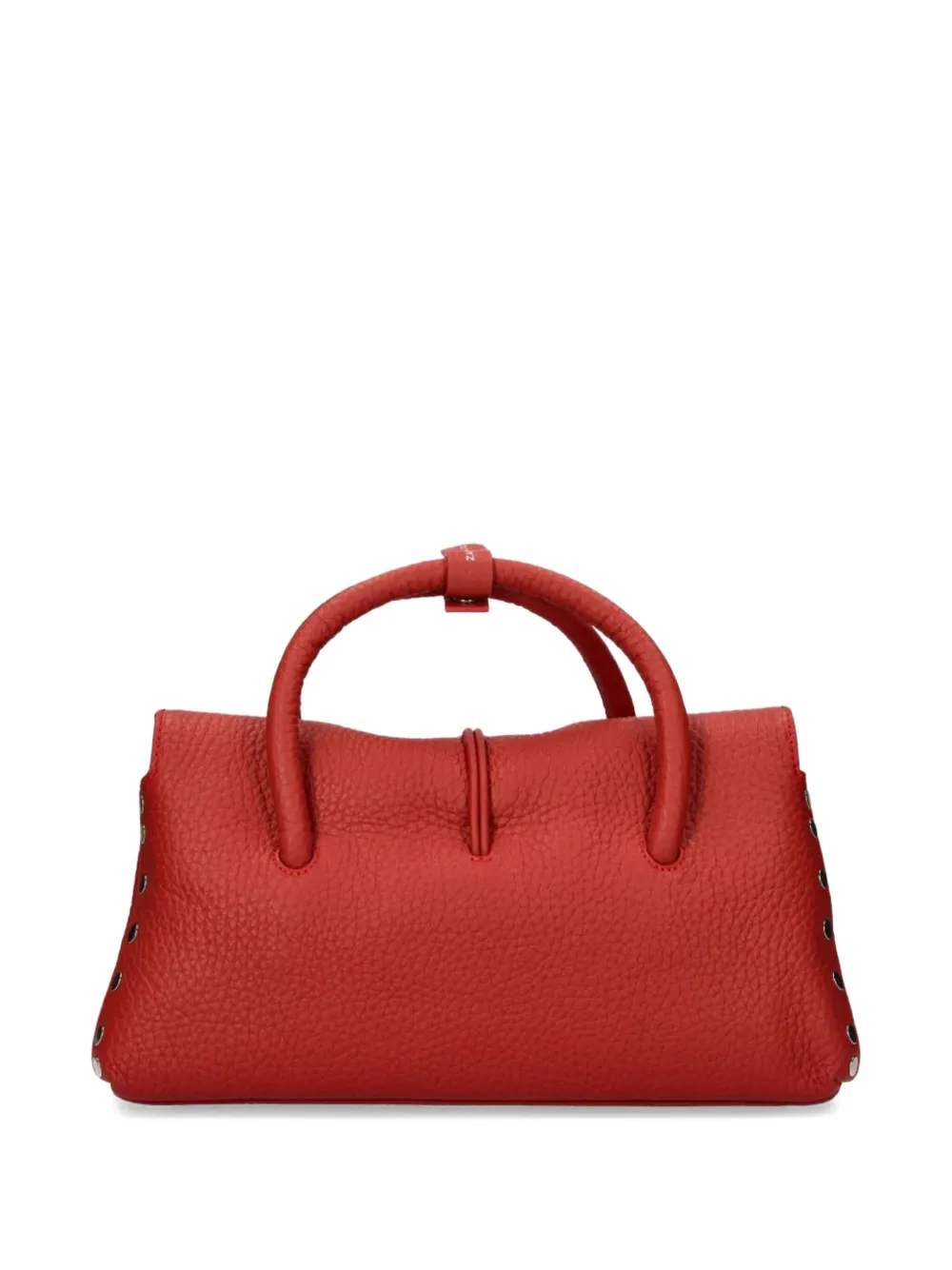 Zanellato Kleine Dotta shopper met handvat en studs Rood