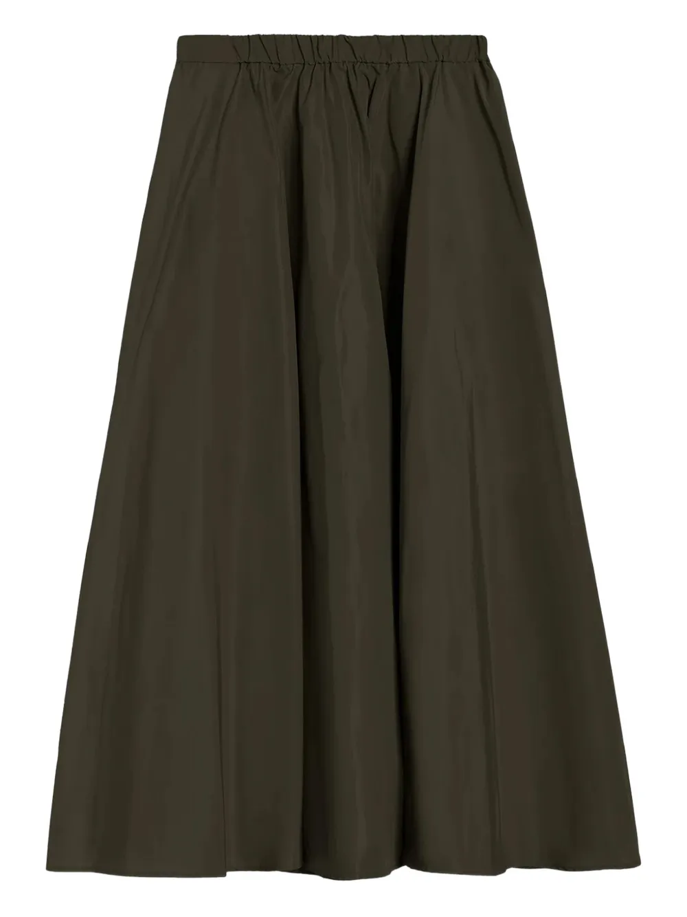 ASPESI elastic-waistband skirt Groen