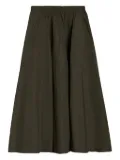 ASPESI elastic-waistband skirt - Green