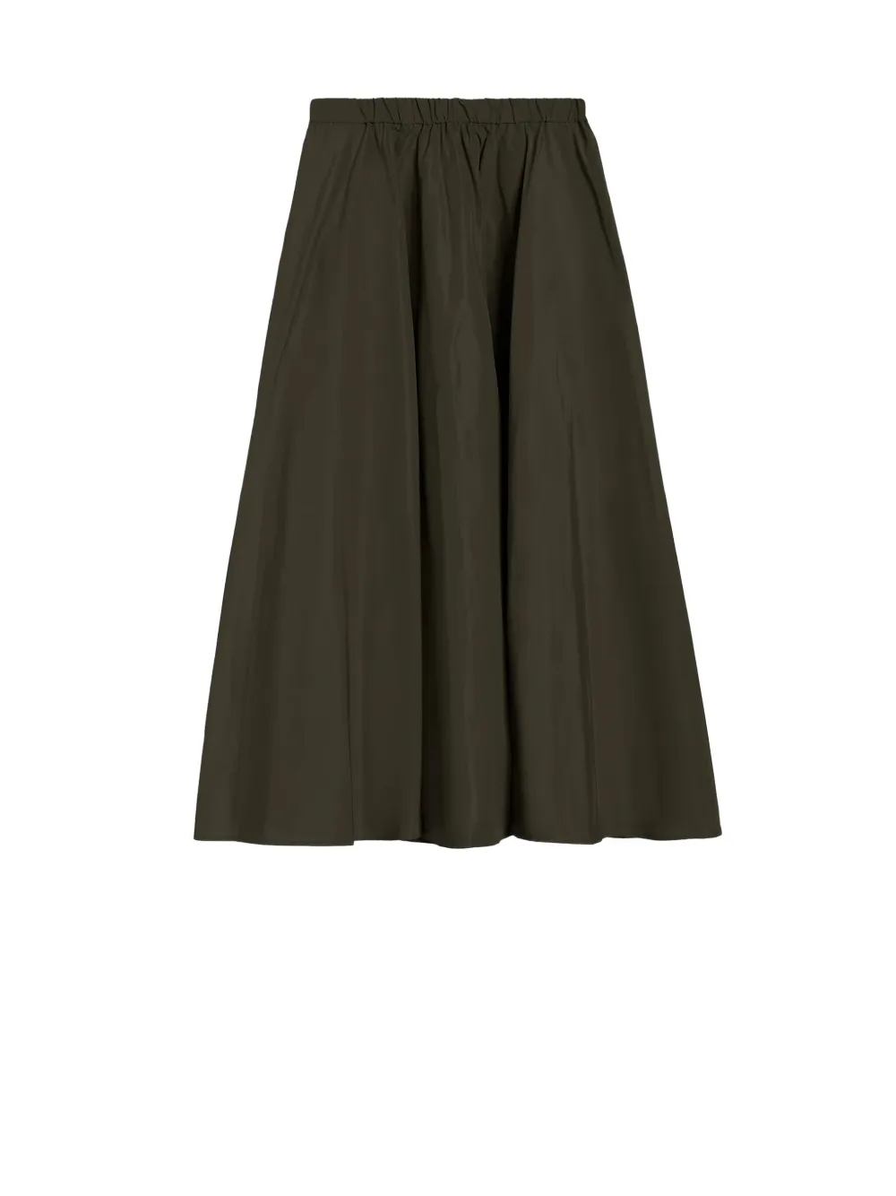 ASPESI elastic-waistband skirt Groen