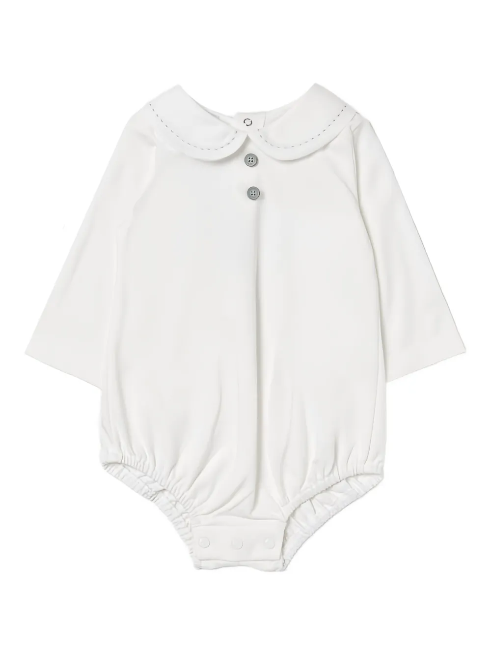 Paz Rodriguez button collared babywear | White | Image 1