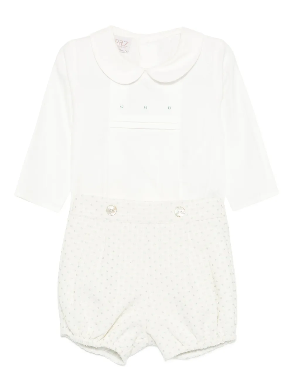 Paz Rodriguez blouse à col claudine | blanc | Image 1