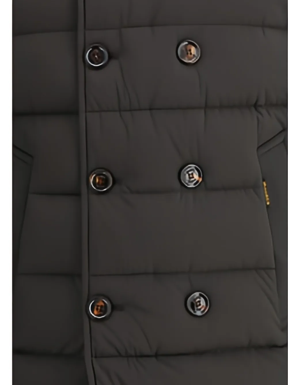 Moorer Florio Double-breasted Padded Jacket In Black