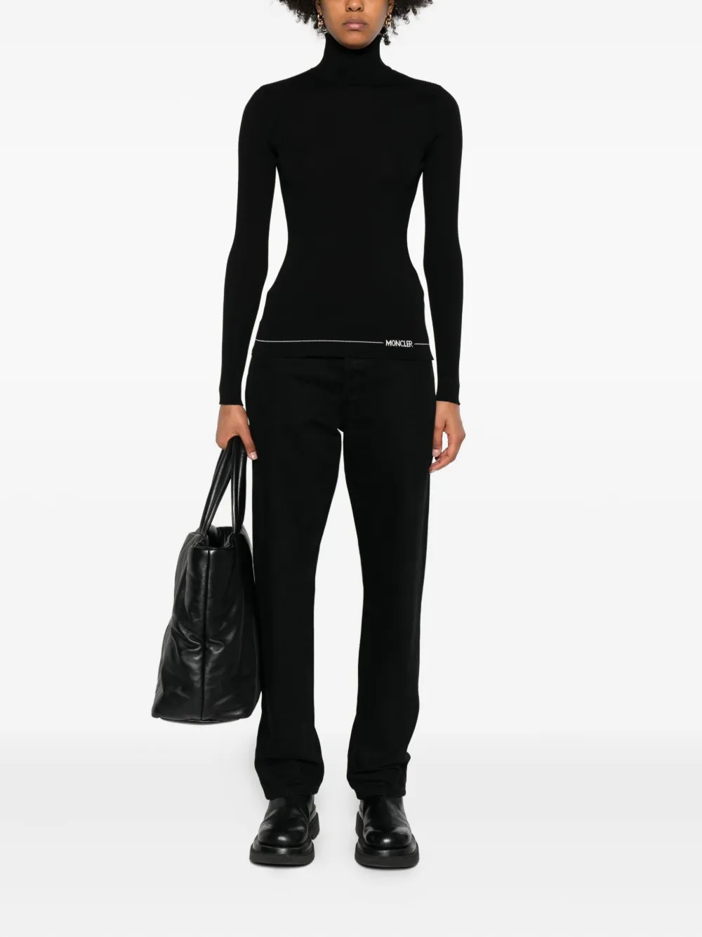 Moncler ribbed turtleneck sweater | Knitted Sweaters | Image 2