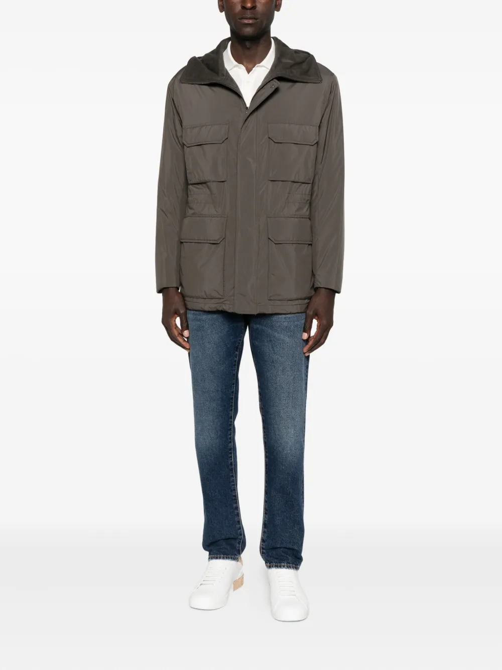 Emporio Armani multi-pocket hooded jacket | Hooded Jackets | Image 2