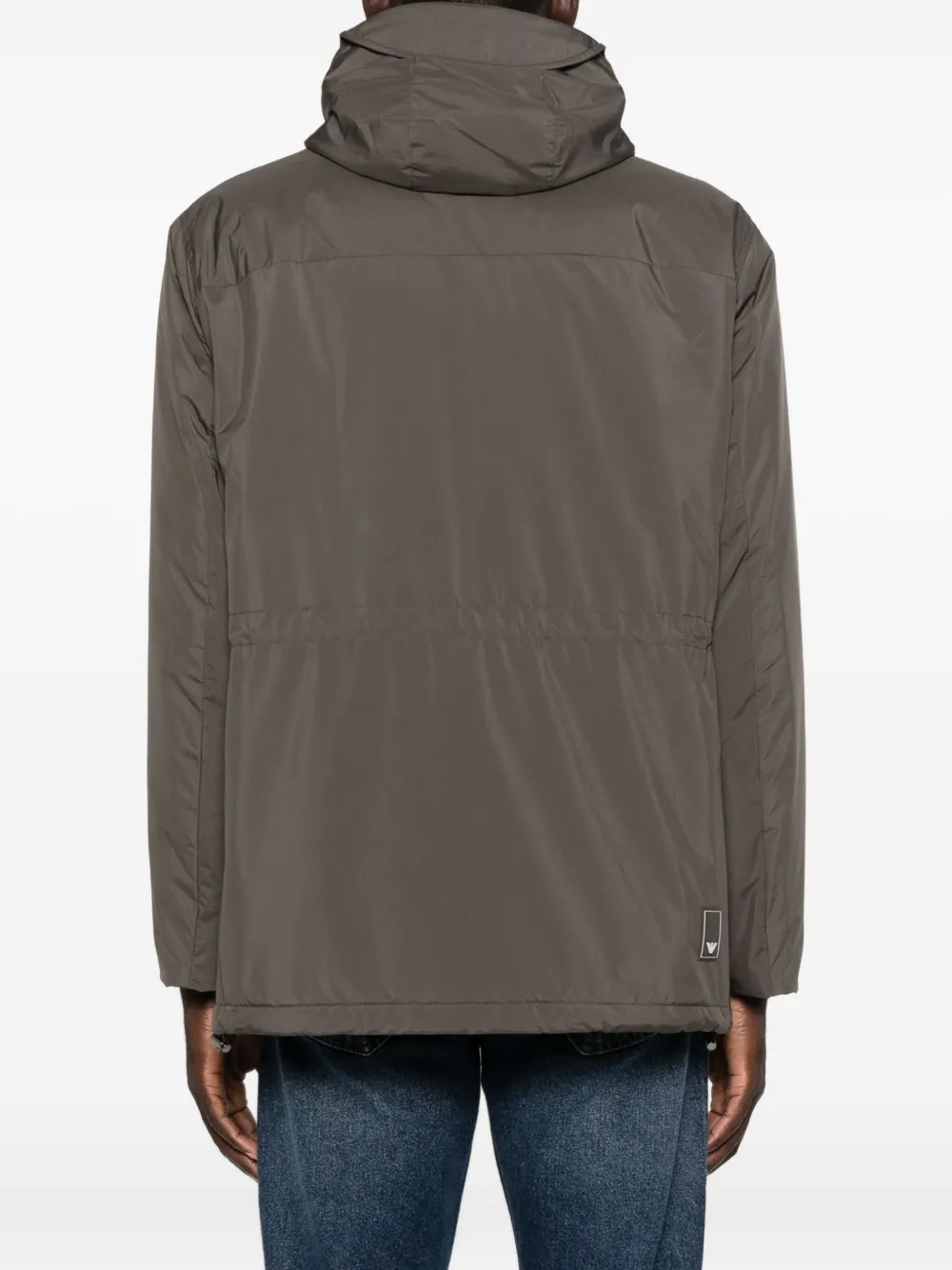 Emporio Armani Jack met capuchon Grijs