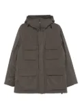 Emporio Armani multi-pocket hooded jacket - Grey