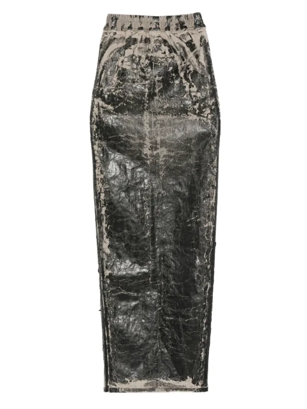 Rick Owens DRKSHDW ドローストリング スカート | ブラック | FARFETCH JP
