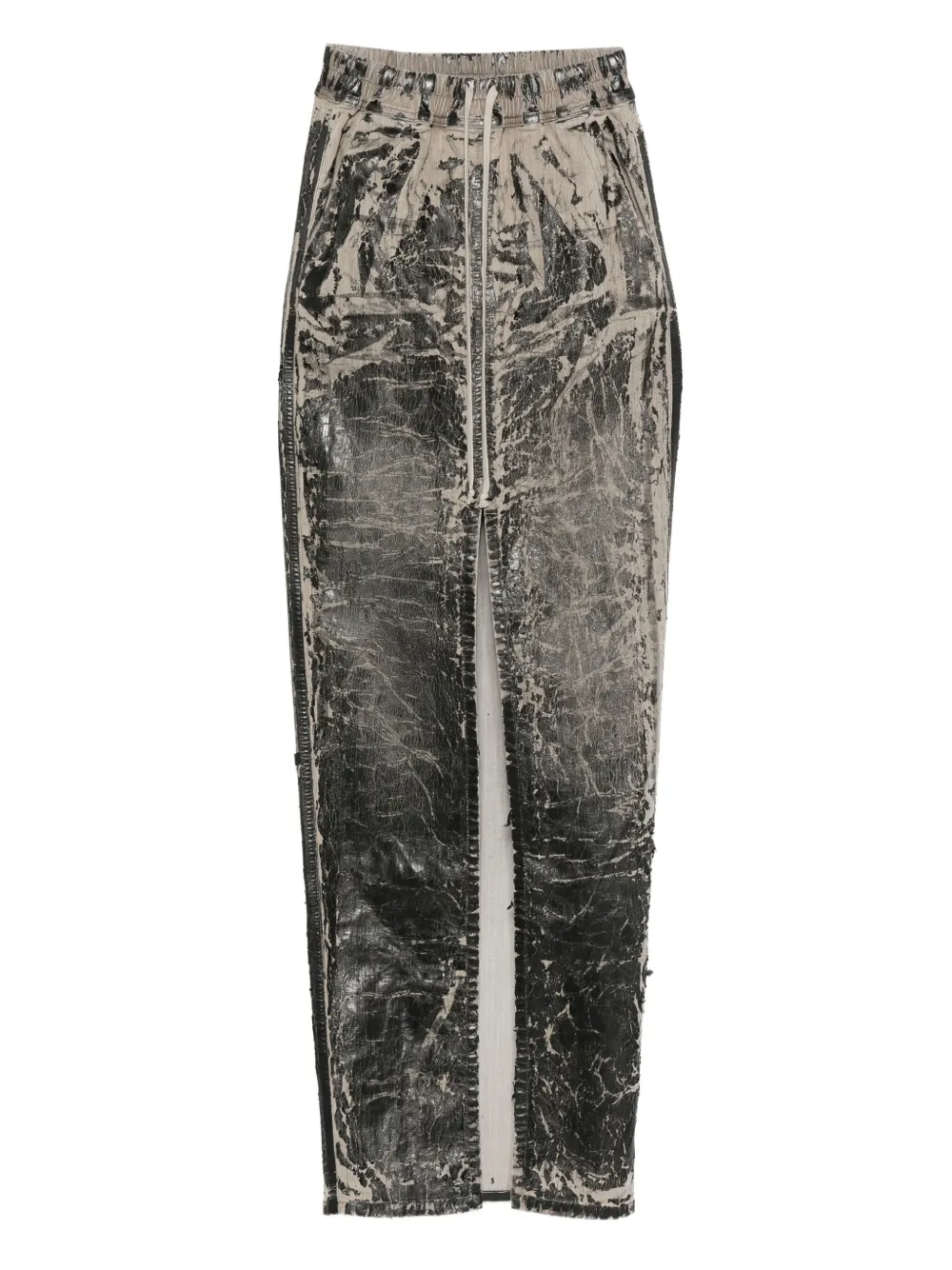 Rick Owens DRKSHDW drawstrings midi skirt | Black | Image 1