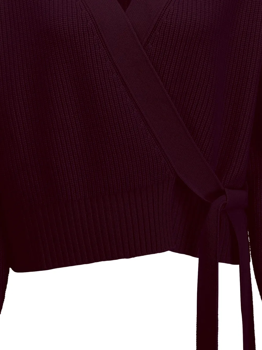 Allude Rib-knit Cardigan In Red