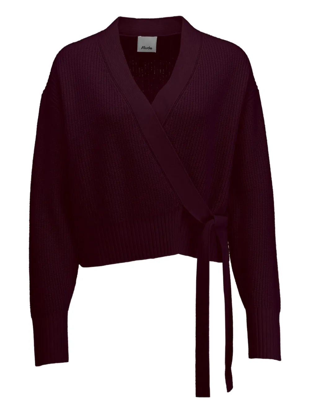 Allude rib-knit cardigan | Red | Image 1