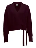 Allude rib-knit cardigan - Red